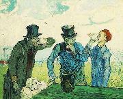 Vincent Van Gogh the Drinkers oil on canvas